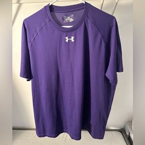 Under Armour Large Purple Workout Tee